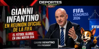 FIFA ofrece 40 millones por federación en un polémico plan comercial El presidente de la FIFA, Gianni Infantino, durante un congreso internacional del organismo rector del fútbol.