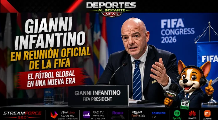 Fifa ofrece 40 millones por federación en un polémico plan comercial El presidente de la FIFA, Gianni Infantino, durante un congreso internacional del organismo rector del fútbol.
