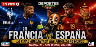 En vivo Francia vs España: Análisis de la semifinal de infarto del Mundial 2026 En vivo Francia vs España: Análisis de la semifinal. Kylian Mbappé y Lamine Yamal como protagonistas del duelo estelar.