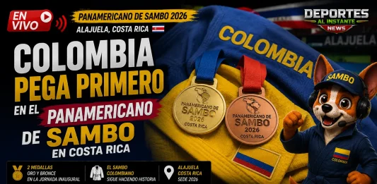 Colombia inicia con éxito el Panamericano de Sambo 2026