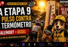 En vivo etapa 9 Tour de Francia 2026, bajo alerta roja por calor en vivo Etapa 9 Tour de Francia 2026 recorrido