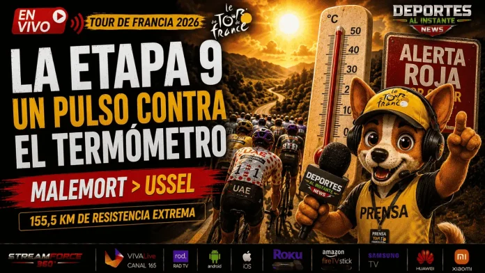 en vivo Etapa 9 Tour de Francia 2026 recorrido