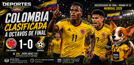 Colombia pasa a octavos de final